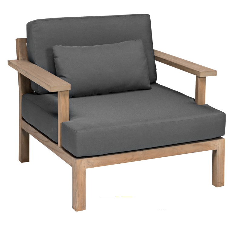 Nieuw Houten lounge stoel | Trendy & weerbestendig | Agema Supercamp LG-83